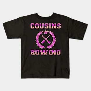 Cousins Beach Rowing Crew real estate Kids T-Shirt